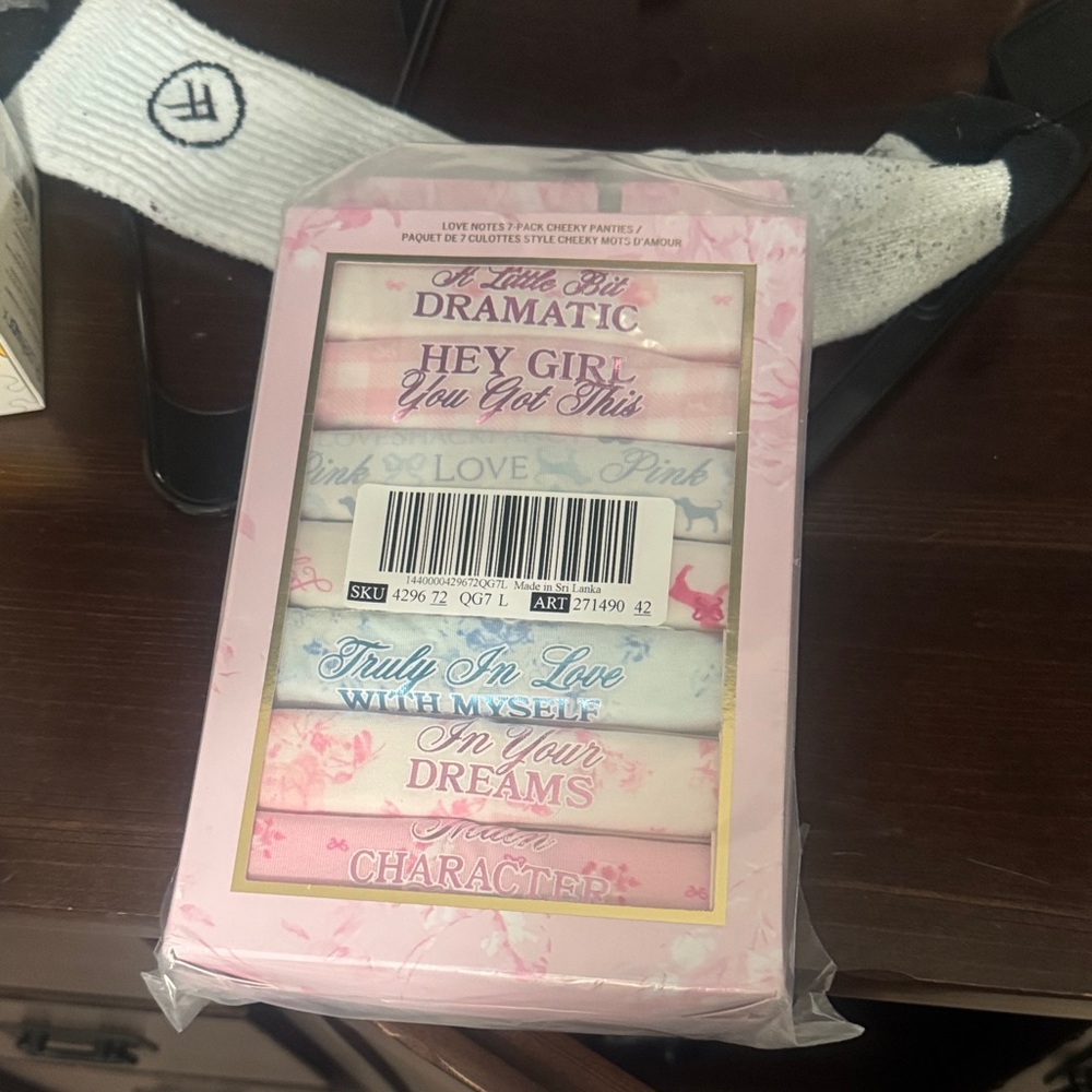 Brand new in package pink X love shack fancy underwear